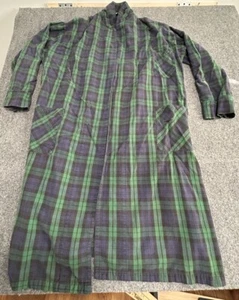 Uomo Vintage L.L. Accappatoio in flanella a quadri Bean Blackwatch taglia XL alto senza cravatta - Foto 1 di 8