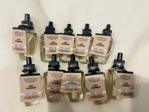 New Sealed Bath & Body Works Cozy Cashmere  Wallflowers Refill Bulbs x 10 - Picture 1 of 2