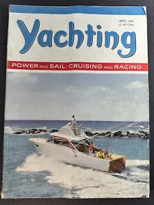 Yachting Magazine - May 1963 - Synthetic Sails Are A Skippers Best Friend - Picture 1 of 3