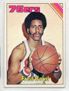 Fred Boyd 1975-76 Topps #167 76ers EX {0124