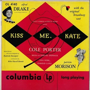 KISS ME KATE original broadway cast U.S. COLUMBIA LP OL-4140_beautiful condition - Picture 1 of 4