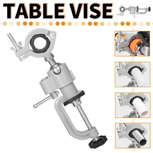 Universal Table Bench Vise 2 Inch Work Bench Clamp Swivel Rotating Hobby Crafts - Picture 1 of 9