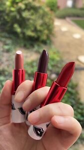 Smashbox Be Legendary Lipstick 3 Full Size Set - Easy, Get Fired, Black Cherry