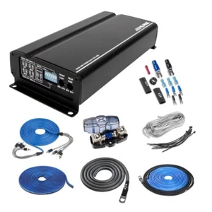 Alpine KTA-450 200W 4-Channel Power Pack Car Amplifier w/ NVX 8 Gauge Amp Kit - Picture 1 of 11