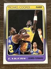 MICHAEL COOPER 1988 LAKERS 1988-89 FLEER BASKETBALL #65 /132 PACK FRESH MINT