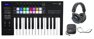 Novation Launchkey 25 MK3 25-Key USB MIDI Ableton Keyboard Controller+Headphones - Picture 1 of 12