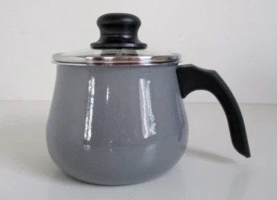 WMF FUSIONTEC MILCHTOPF MINERAL MINI-TOPF MIT GLASDECKEL 12 CM, PLATINUM - Bild 1 von 4