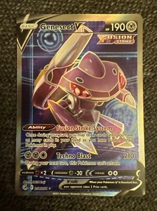 Pokemon TCG Genesect V 254/264 Ultra Rare Full Art Holo Fusion Strike Pack Fresh - Picture 1 of 2