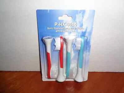 Sonic Care Compatible with Power Up Toothbrushes 4 Toothbrush Heads P-HX-6044 - Image 1 of 2