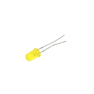 2X OSNY5134B LED 5mm giallo 100-150mcd 30° anteriore: bombato senza flangia O... - Foto 1 di 1