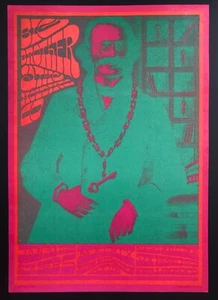 NEAR MINT 1st Print Poster NR-4-OP-1 Janis Joplin Big Brother 2/5/1967 SCARCE! - Picture 1 of 5