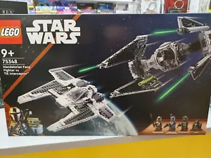LEGO STAR WARS 75348 - MANDALORIAN FANG FIGHTER VS TIE INTERCEPTOR - MISB - Picture 1 of 1