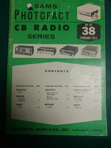 Sams Photofact CB-38 - Bild 1 von 1