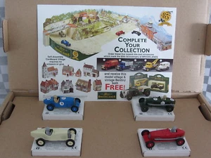DIORAMA BROOKLANDS + 4 COCHES LLEDO SUNBEAM ALFA MG ASTON MARTIN - Imagen 1 de 10