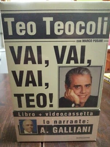 Teo Teocoli Vai Vai Vai Teo Libro Più Vhs Mondadori Nuovo Sigillato - Picture 1 of 4