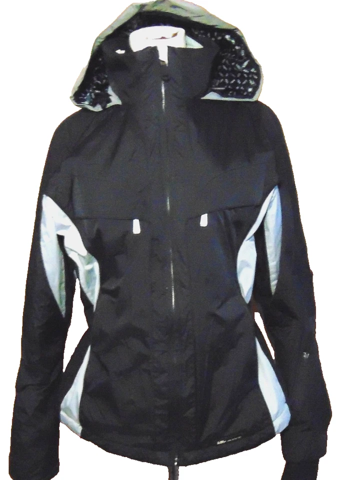 CHAQUETA ESQUÍ SNOWBOARD MUJER KILLY AWT NEGRA GRIS RECCO RESUE, MOTO DE NIEVE~14/16 Foto 1 de 4