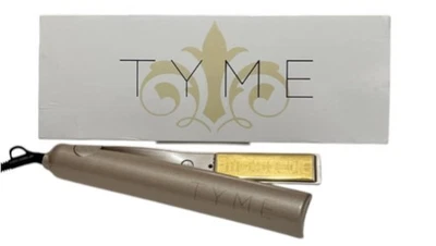 Rizador de pelo Tyme Plancha Original Plancha Placas doradas Doble voltaje con caja Foto 1 de 4