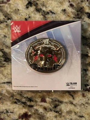 WWE The Rock Brahma Bull Champion Pin new loot slam crate title - Image 1 of 4