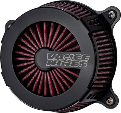 Vance & Hines Black Ceramic VO2 Cage Fighter Air Cleaner (40367) — 第 1/2 张图片