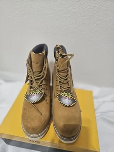 ADTEC, HERREN NEU HELLBRAUN LEDER STAHLKAPPE NUBUK STIEFEL, GRÖSSE 11,5 M MIT KARTON - Bild 1 von 10