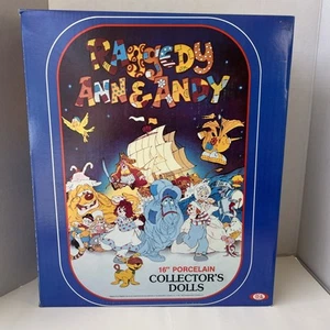 Juego de muñecas de porcelana Raggedy Ann y Andy 1983 IDEAL Collectors #2593 (leer DSEC) - Imagen 1 de 13