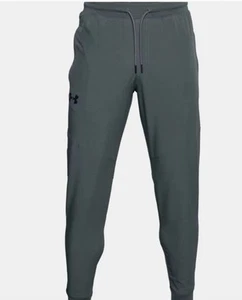 Under Armour Pants Mens XXL Sportstyle Elite Tech Jogger Gray Polyester Stretch - Picture 1 of 16