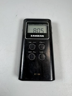 Radio digital de bolsillo Sangean DT-180 - probada y funcionando Foto 1 de 4