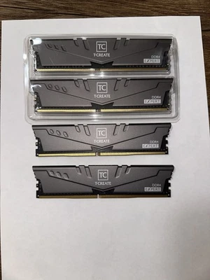 32GB DDR4-3600 CL 18 4x8GB Team Group T-Create Desktop RAM - Image 1 of 2