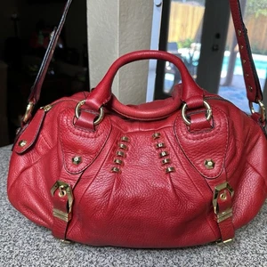 Bolso Cartera OR By OrYANY Cuero Rojo Nuevo con Etiquetas Cuero Premium Guijarro Suave - Imagen 1 de 16