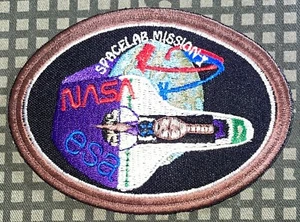 NASA ESA Spacelab Mission 1 parche gancho y planchado repro nuevo A103 - Imagen 1 de 2