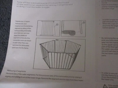 XXL Türgitter, Schutzgitter, Kaminschutzgitter - Neu, weiß - Bild 1 von 4