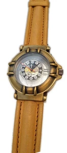 OROLOGIO UOMO JULES DELAS NAVIGATOR METALLO BRUNITO WATCH MAN COMPASS - Picture 1 of 1