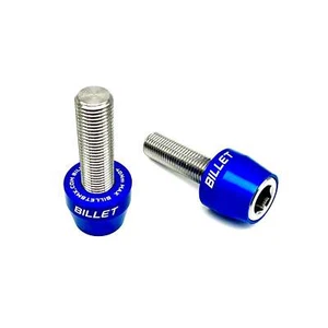 BILLET BMX VOLCANO BOLT for Female Hubs TITANIUM 3/8"-16 (2-Pack) - Picture 1 of 12
