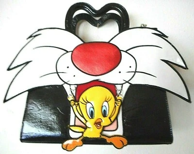 NUEVO Bolso de Mano Cartera Negra DANIELLE NICOLE LOONEY TUNES SYLVESTER & TWEETY Edición Limitada Foto 1 de 4