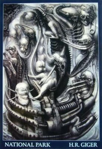 'National Park' fine art poster by H.R. Giger (Huge!) - Picture 1 of 2