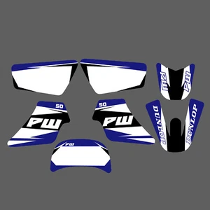 Calcomanías adhesivas Team Graphics para Yamaha PW 50 PW50 todos los años - Imagen 1 de 1