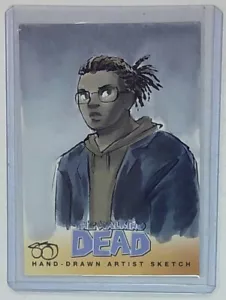 JUEGO DE TARJETAS DE BOCETO CÓMICO WALKING DEAD 2: HEATH ARTIST STEPHANIE BATALENE SB04 - Imagen 1 de 2