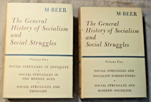 Max Beer GENERAL HISTORY OF SOCIALISM & SOCIAL STRUGGLES 1957 First Edition 1957 - Picture 1 of 13