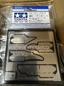 Tamiya #74105 Fine Craft Saws III (0.15mm Thick Bladed Types) Craft Model Tools - Picture 1 of 1