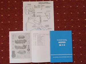 Spare parts catalogue SR 2 E spare parts catalogue list parts list moped New - Picture 1 of 1