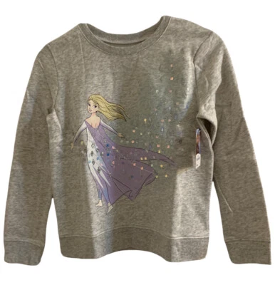 Толстовка для девочек Jumping Beans серая размер 10 Disney Frozen Elsa ограниченный выпуск - Изображение 1 из 4