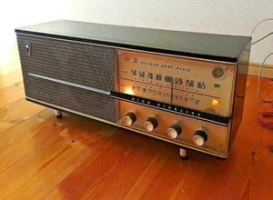 Showa Retro Vintage National Vacuum Tube 2 Lautsprecher Heimradio aus Japan M - Bild 1 von 7