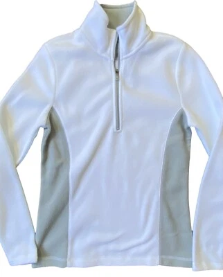 Chaqueta polar Tek Gear para mujer XS NUEVA CON ETIQUETAS blanca gris pulóver bolsillos con cremallera Gorpcore Foto 1 de 4