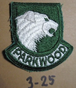 Army vintage Patch JROTC ROTC program PARKWOOD HIGH SCHOOL Joplin MO missouri - Picture 1 of 1