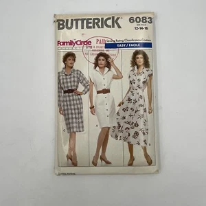 BUTTERICK Sewing Pattern 6083 Size 12- 14-16 Misses Dress Family Circle Easy - Picture 1 of 2
