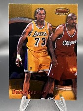 DENNIS RODMAN, 1998-99 BOWMAN'S BEST #69 Los Angeles Lakers Basketball Card