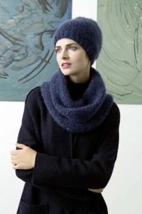 Lang Yarns YARA / MOHAIR LUXE Strickanleitung Mütze als download - Bild 1 von 1