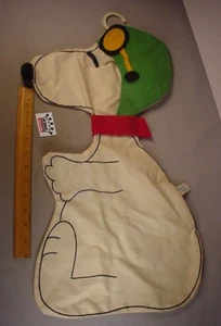 1970 Peanuts Gang Dibujos Animados Snoopy Barón Rojo Ropa de Lavandería Prendedor Bolsa Simon Simple - Imagen 1 de 7