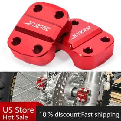 Soporte de abrazadera de eje delantero CNC para HONDA XR400R XR 400R XR400 R 1996-2004 anodizado Foto 1 de 4