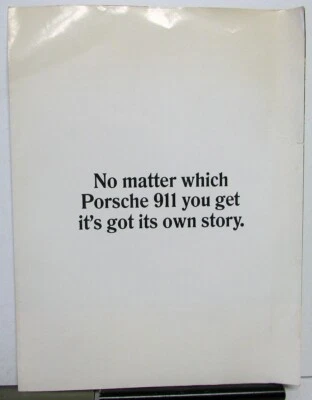 1970 Porsche Large Dealer Sales Brochure Targa 911 T E S Original - Image 1 of 4